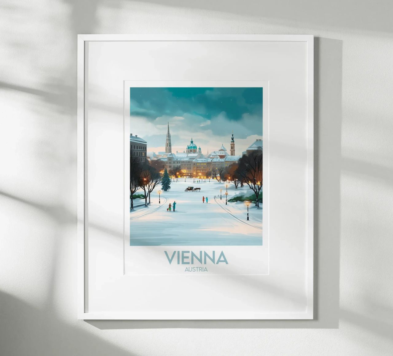 Affiche Vienne Poster von Frame the World