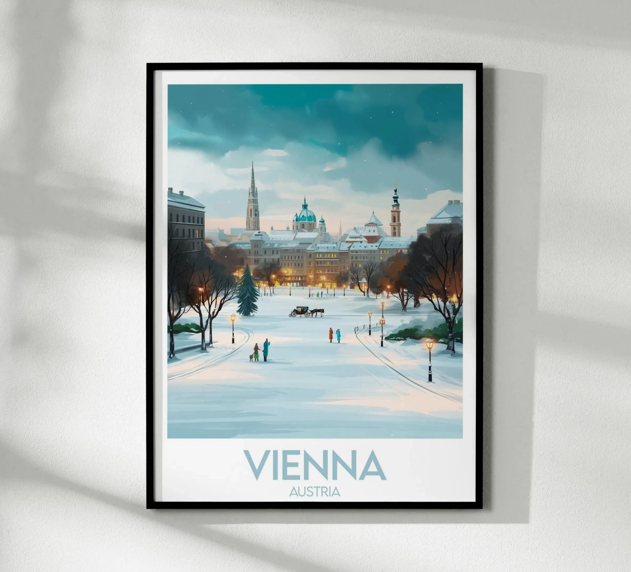 Affiche Vienne Poster von Frame the World