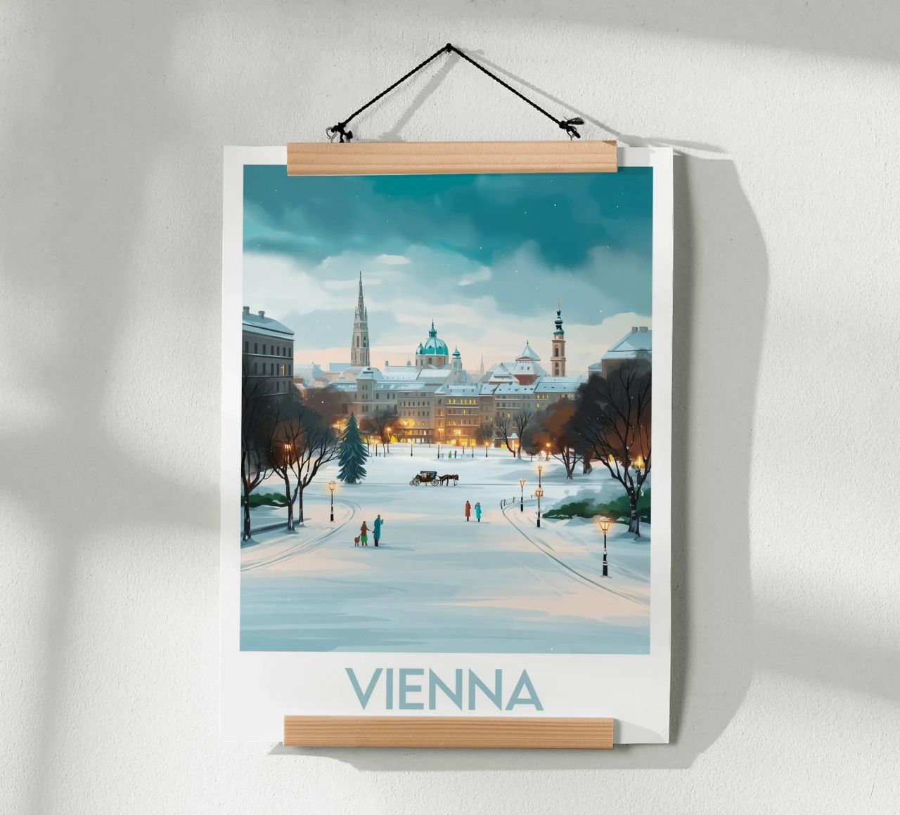 Affiche Vienne Poster von Frame the World