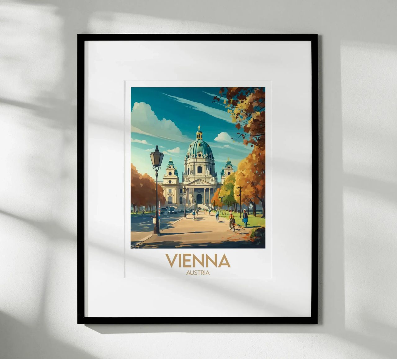 Affiche Vienne Poster von Frame the World