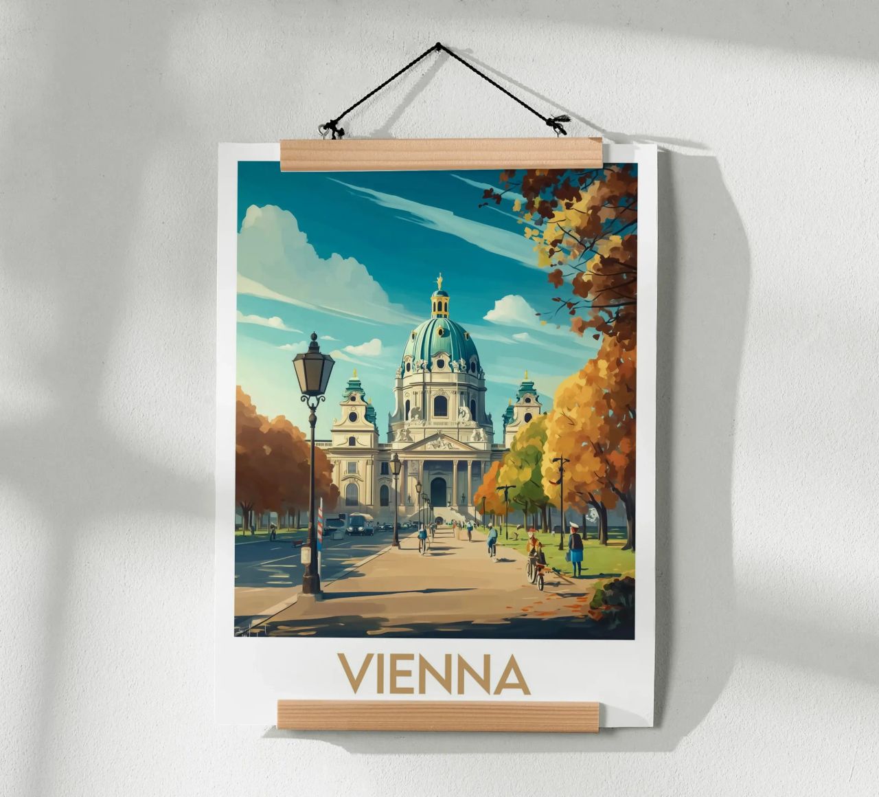 Affiche Vienne Poster von Frame the World