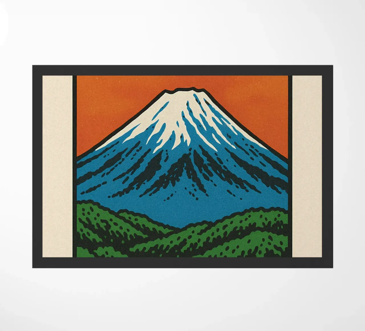 World Icons – Retro Travel Series - Fuji View zerbino da Studio Mooodz
