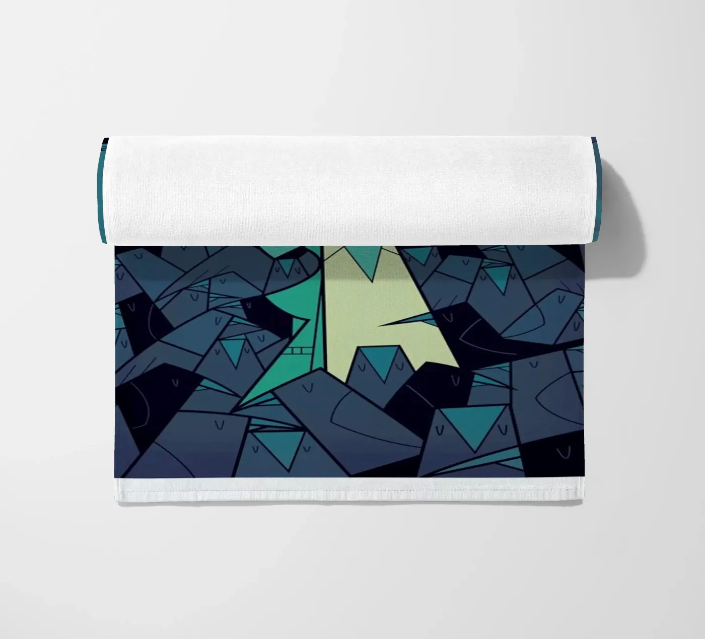 Birds beach towel by Ale Giorgini