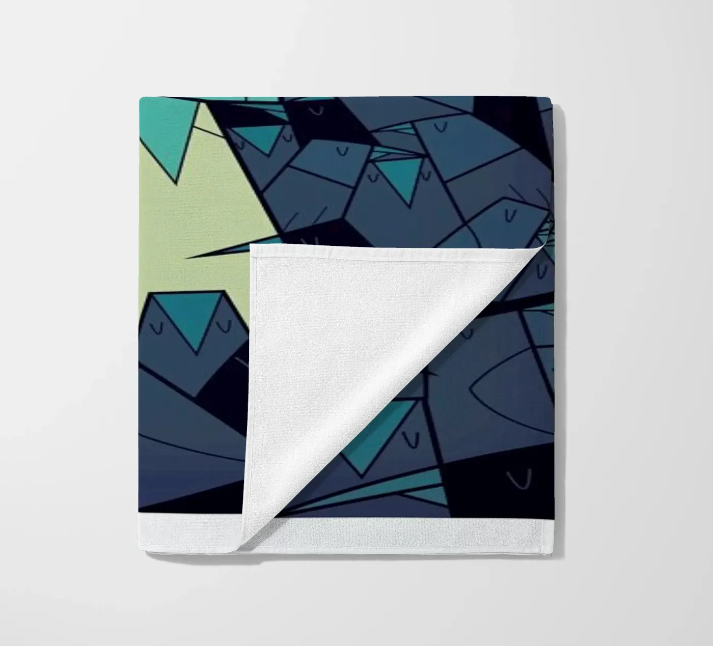 Birds beach towel by Ale Giorgini