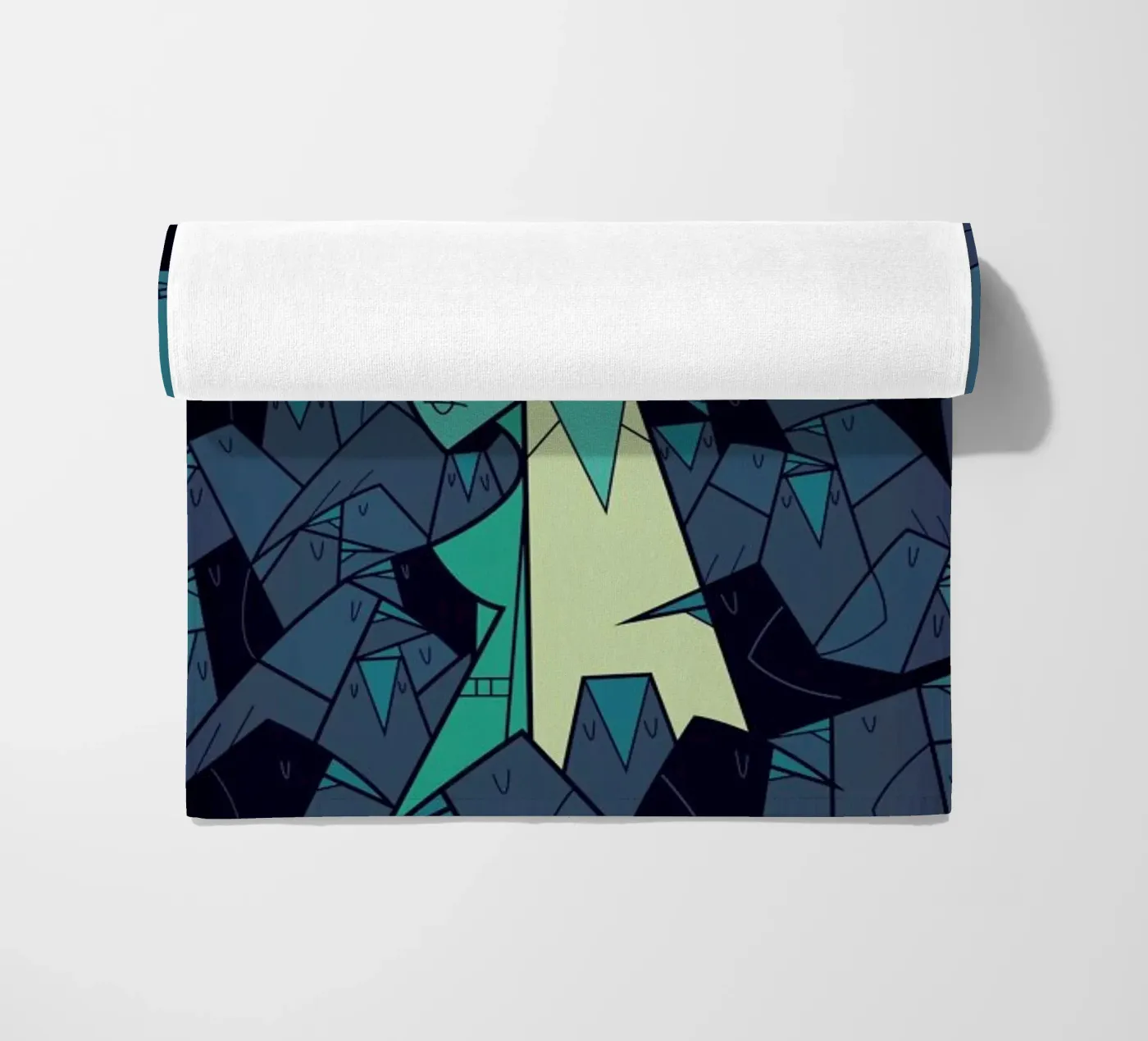 Birds beach towel by Ale Giorgini