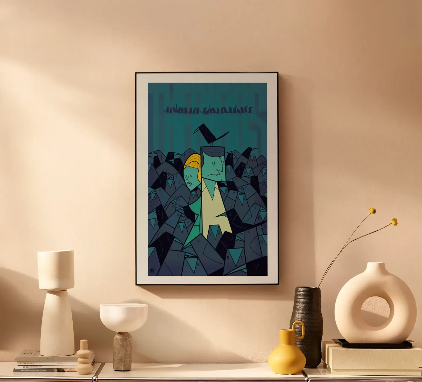 Birds acrylic glass by Ale Giorgini