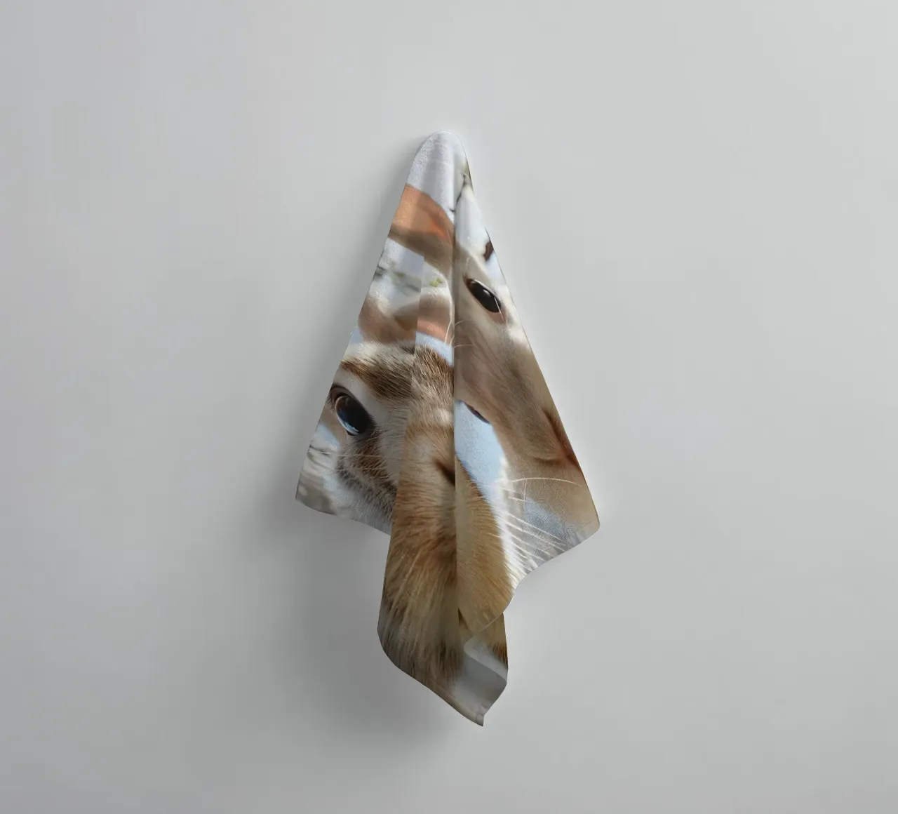 Spring greetings from the rabbit gang towel by M-Ulrich-Digital Art