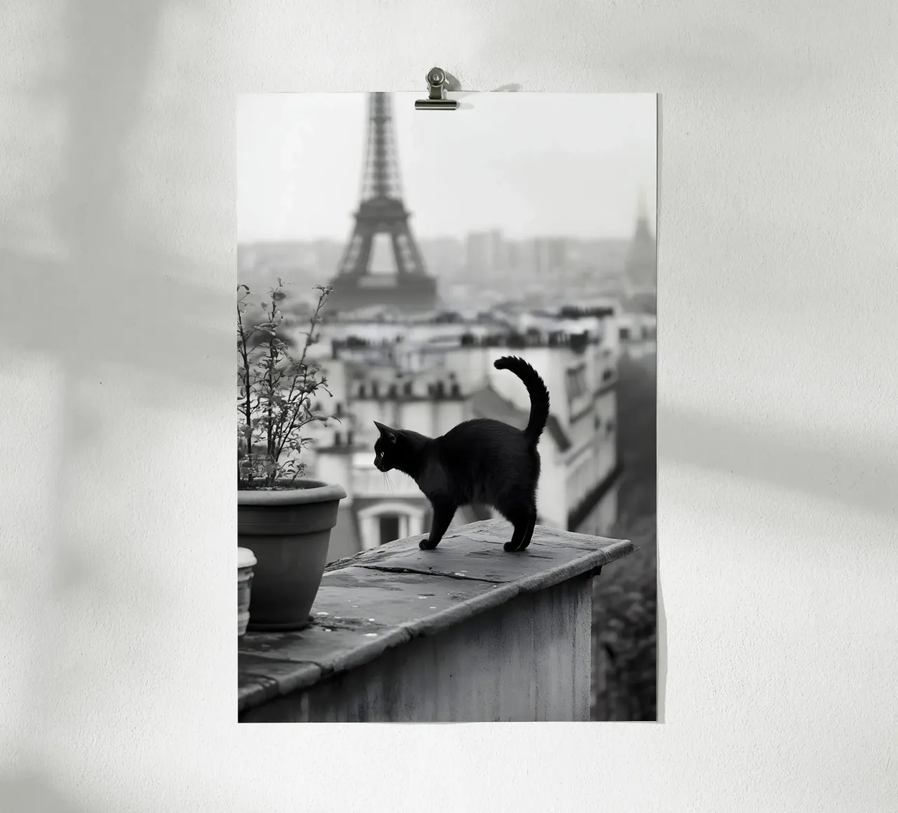 Passerella sui tetti di Parigi carta hahnemühle da M-Ulrich-Digital Art