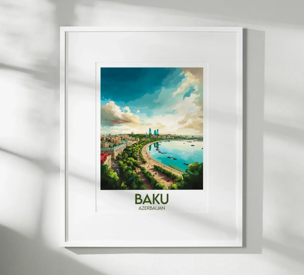 Affiche Bakou poster da Frame the World