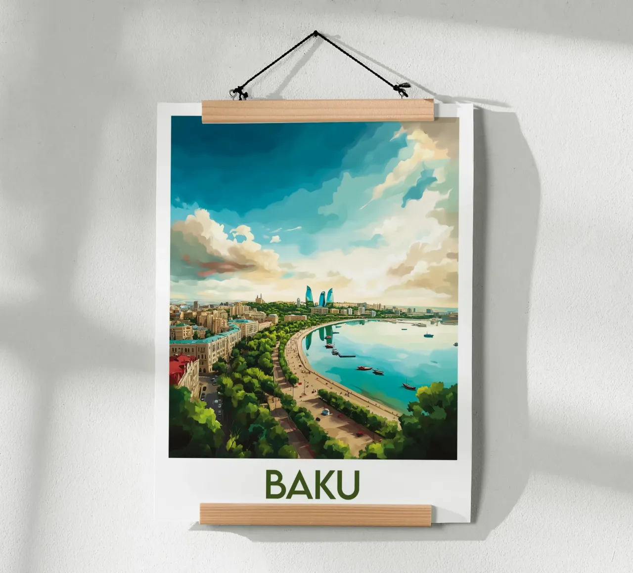 Affiche Bakou poster da Frame the World