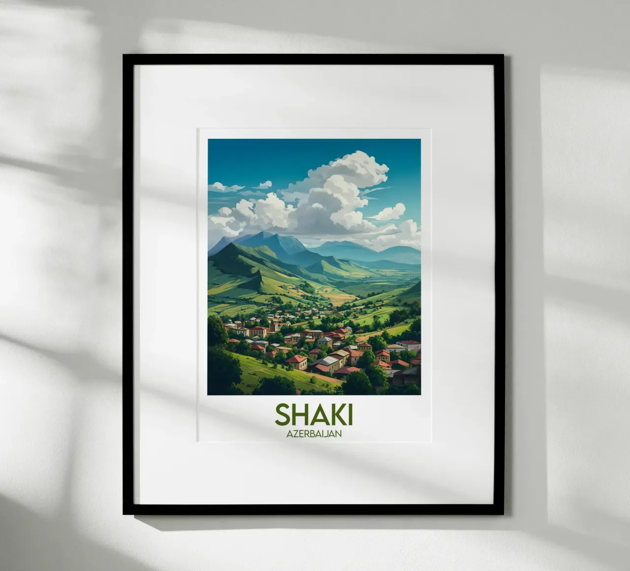 Affiche Shaki poster con telaio in alluminio da Frame the World