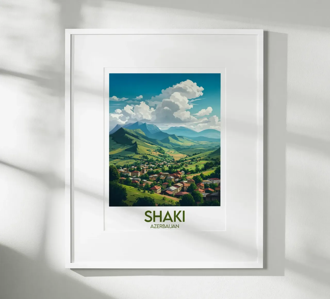 Affiche Shaki poster con telaio in alluminio da Frame the World