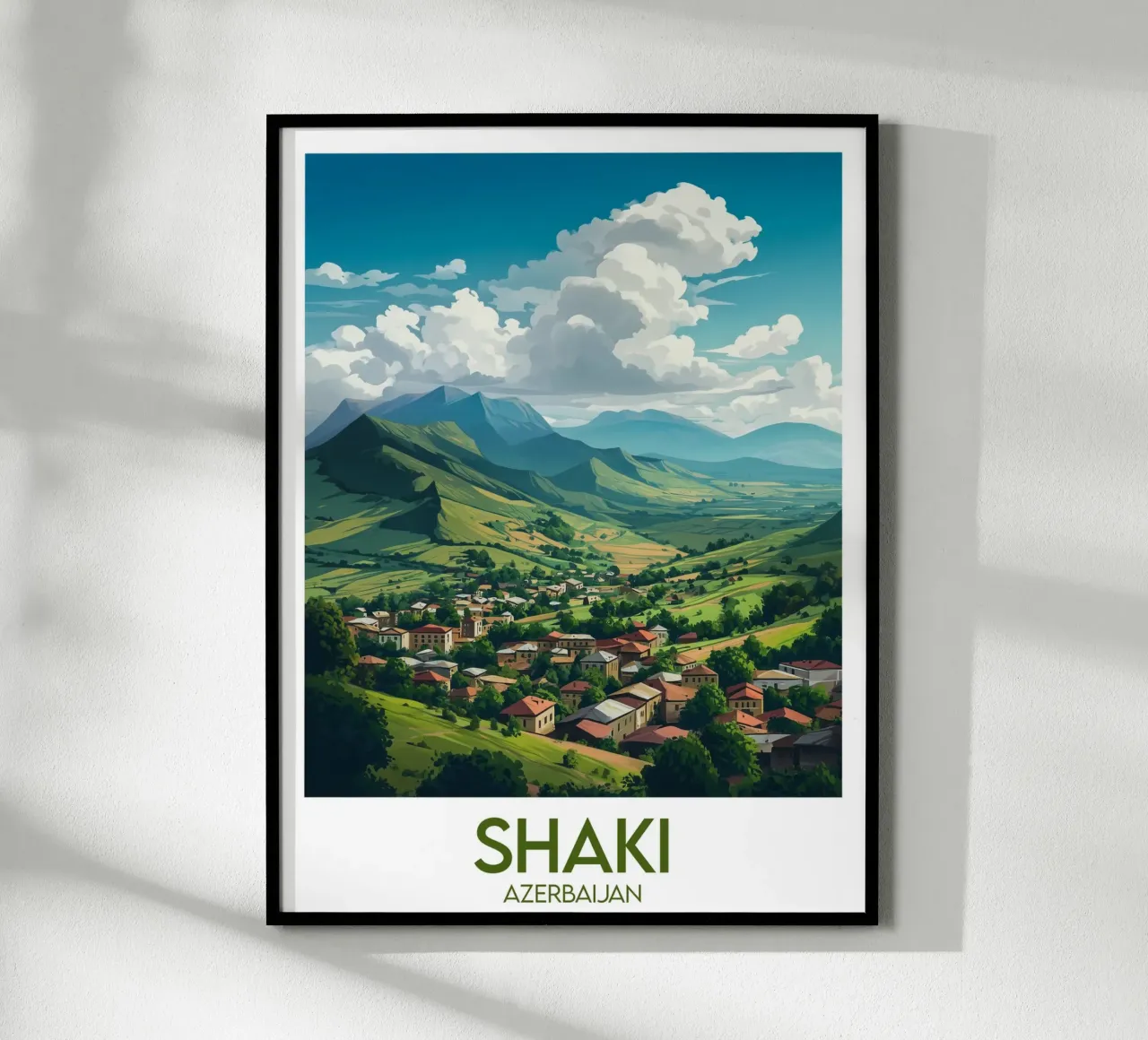 Affiche Shaki poster con telaio in alluminio da Frame the World