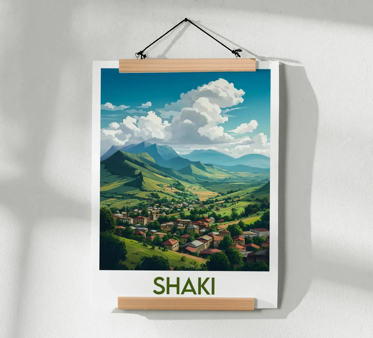 Affiche Shaki poster con telaio in alluminio da Frame the World