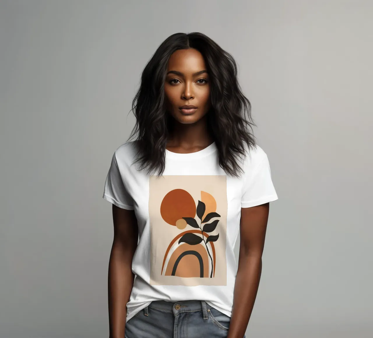 Minimal Abstract Shapes 11 t-shirt da donna da Flow Line