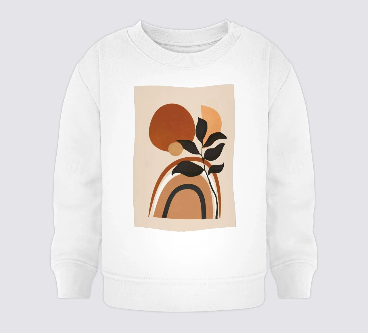 Minimal Abstract Shapes 11 felpa neonato da Flow Line