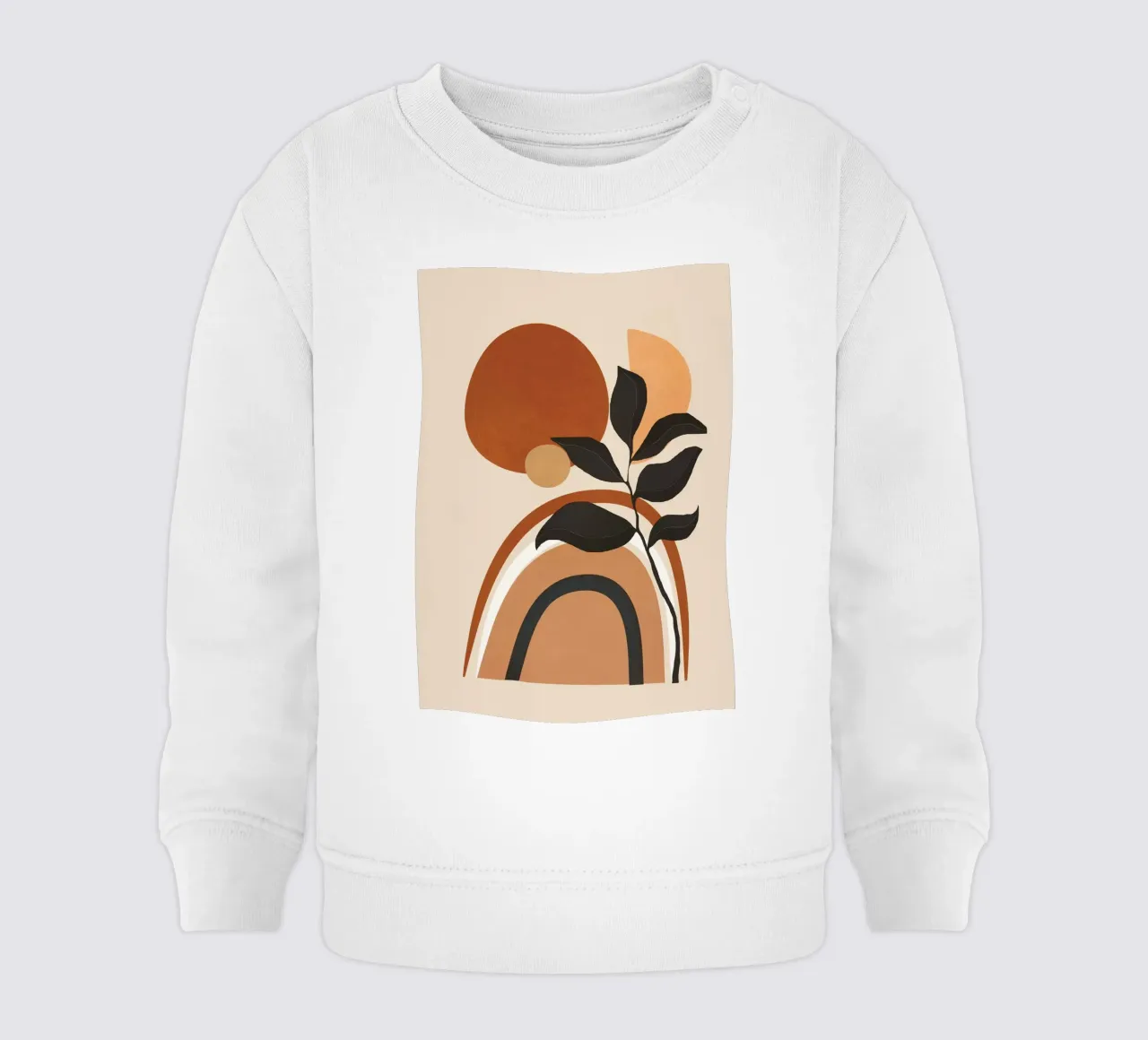 Minimal Abstract Shapes 11 felpa neonato da Flow Line