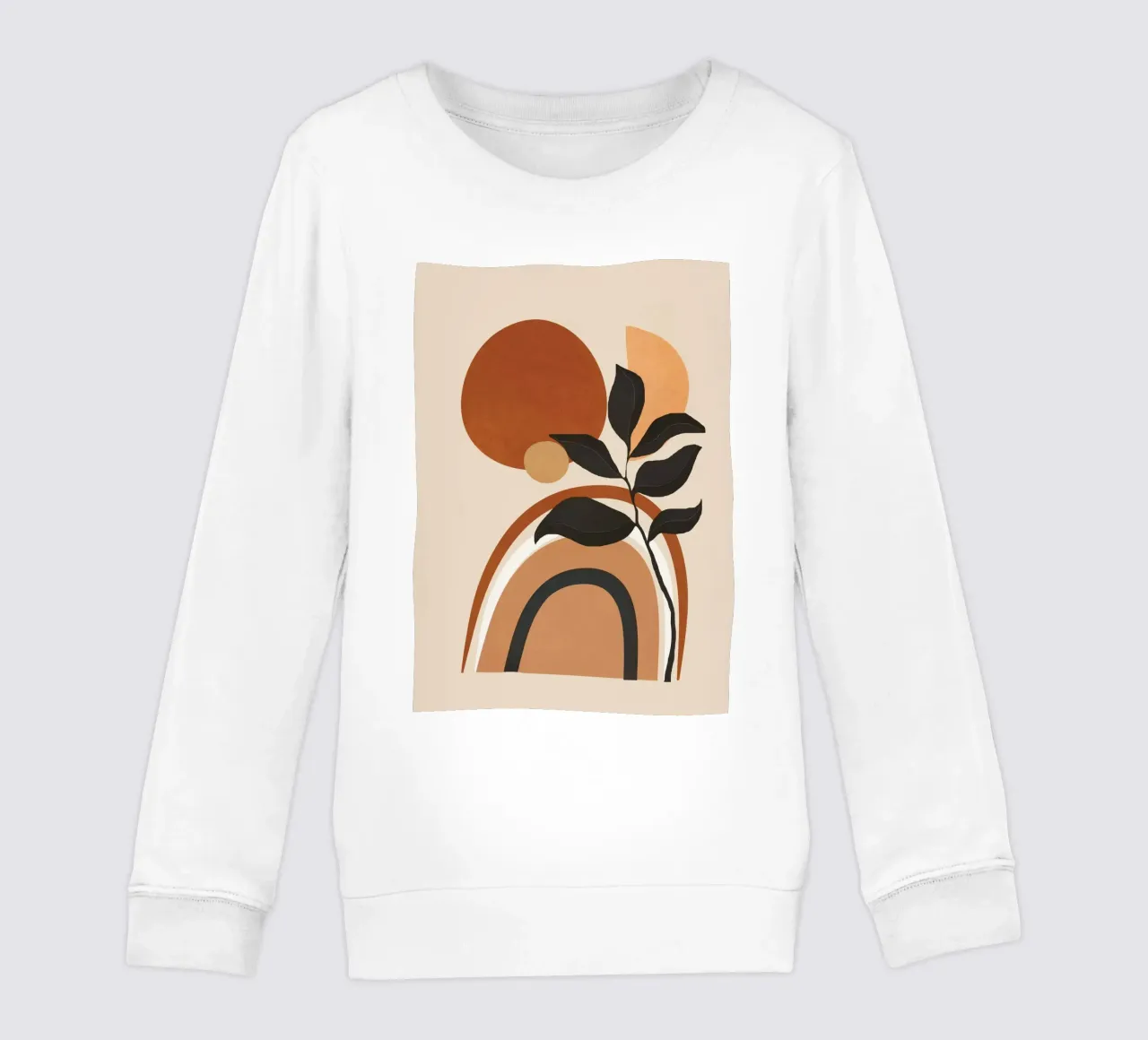 Minimal Abstract Shapes 11 kids sweatshirt by Flow Line