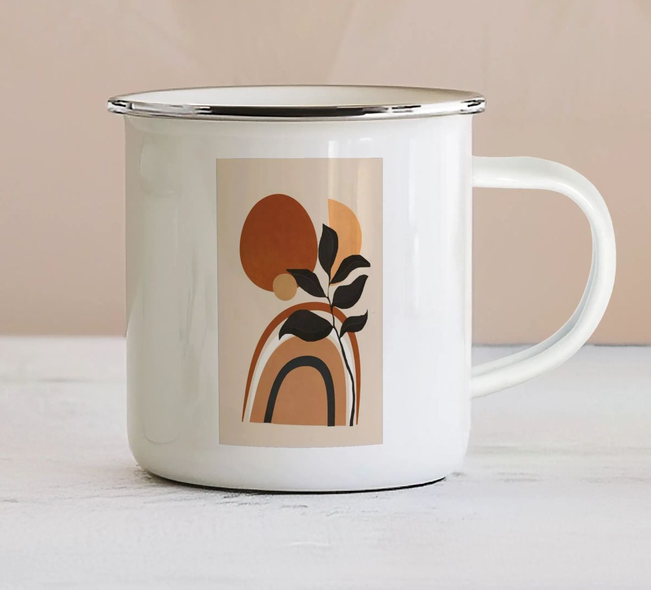 Minimal Abstract Shapes 11 tazza in smalto da Flow Line