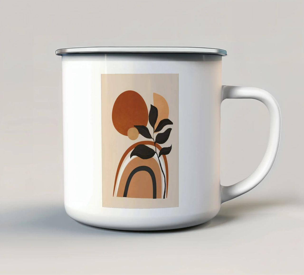 Minimal Abstract Shapes 11 tazza in smalto da Flow Line