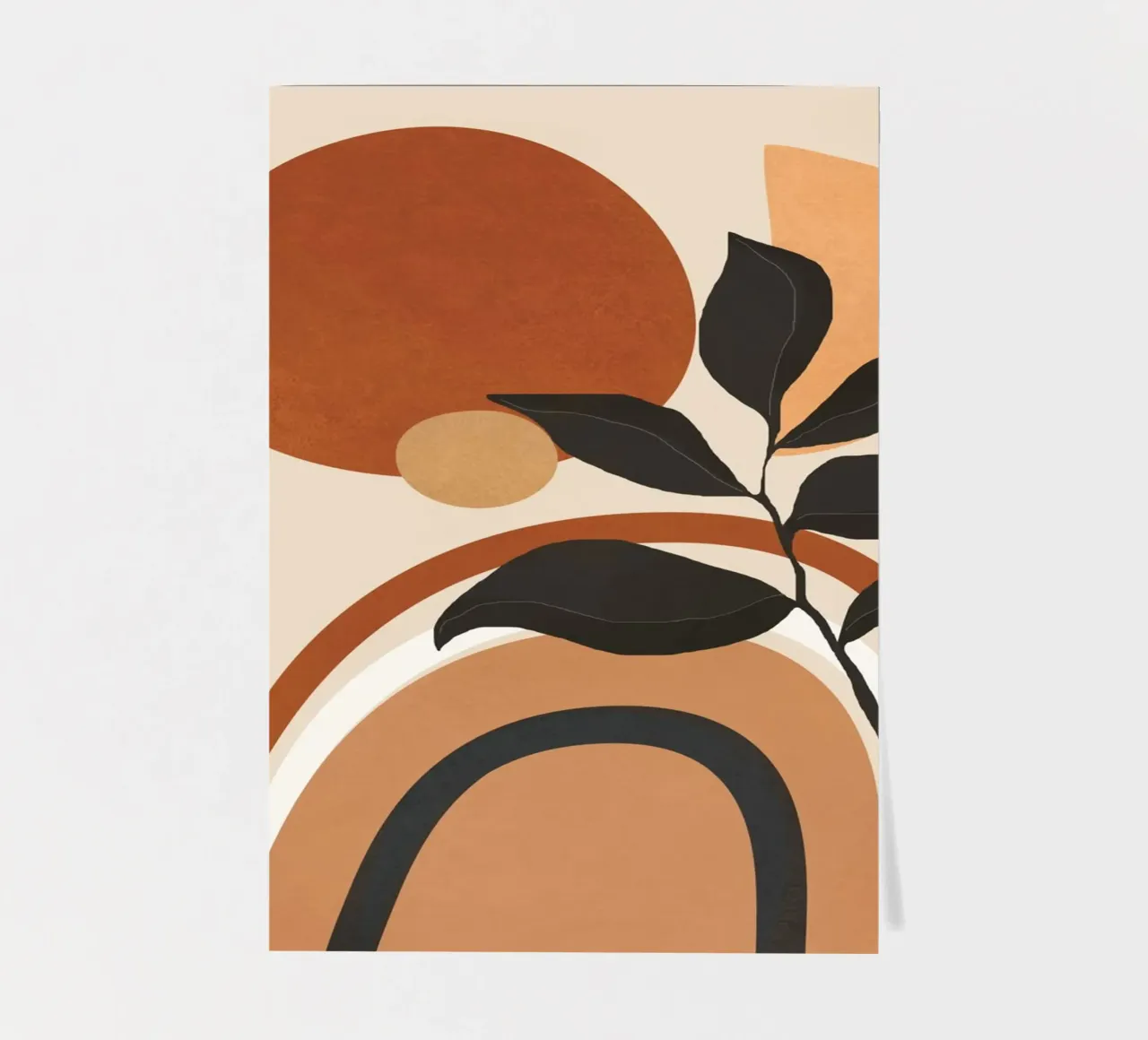 Minimal Abstract Shapes 11 foglio adesivo da Flow Line