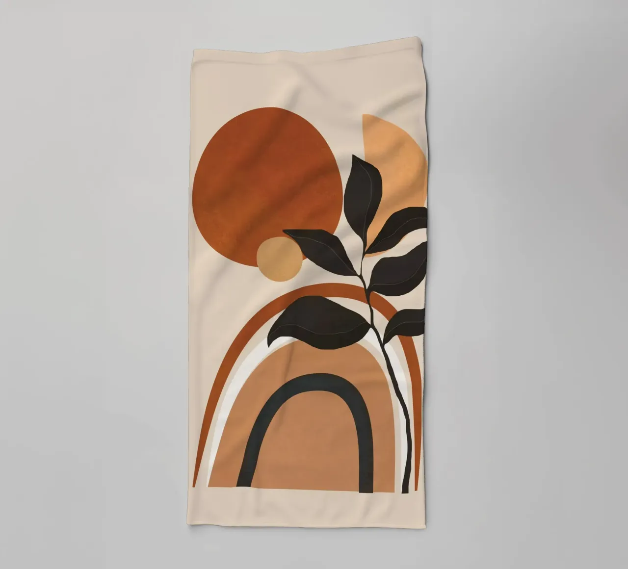 Minimal Abstract Shapes 11 asciugamano da bagno da Flow Line