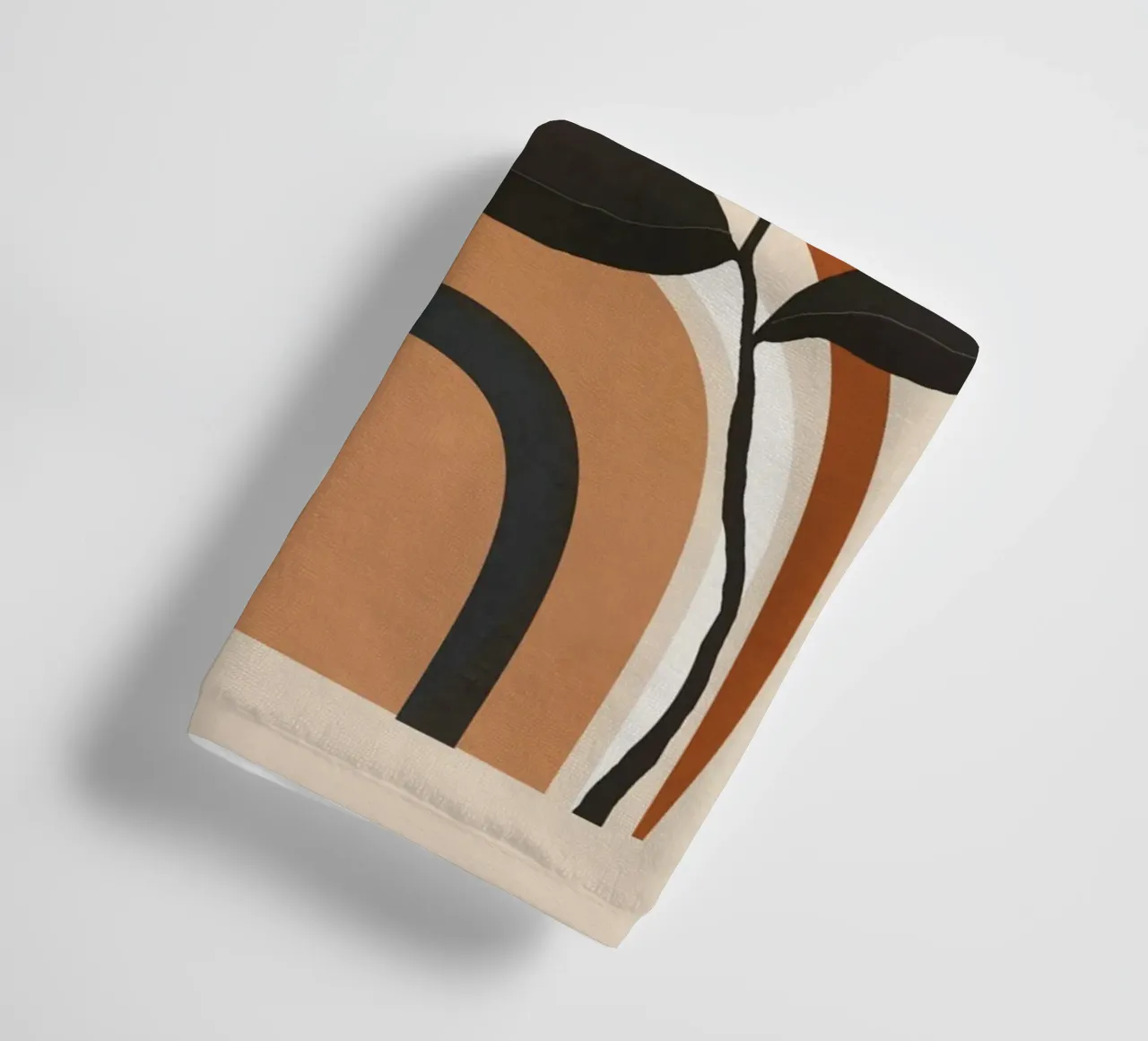 Minimal Abstract Shapes 11 towel by Flow Line