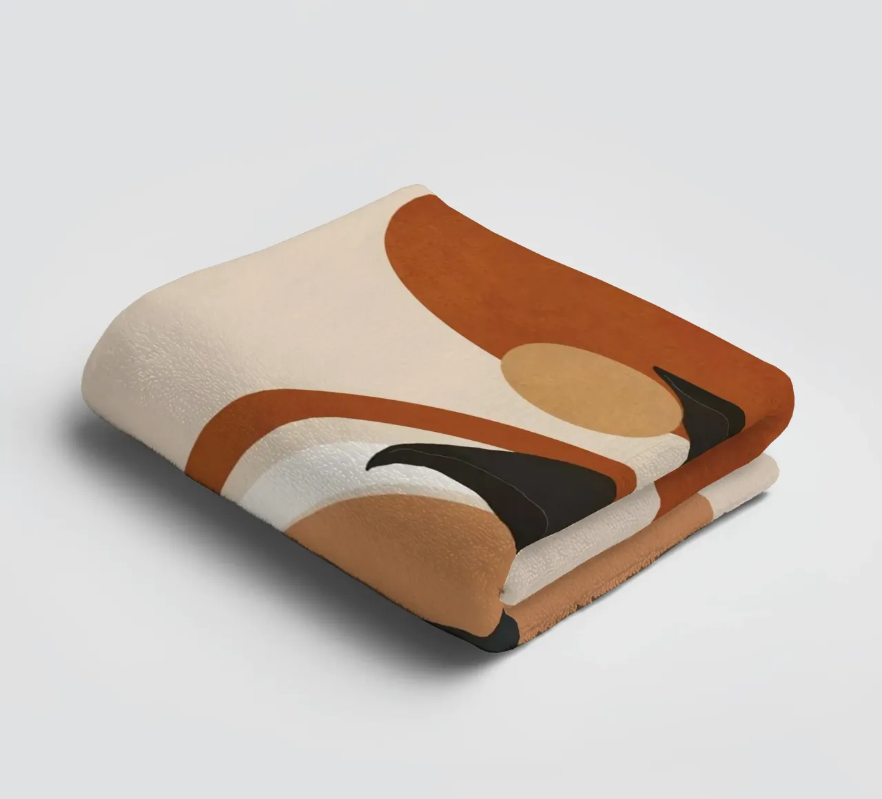 Minimal Abstract Shapes 11 towel by Flow Line