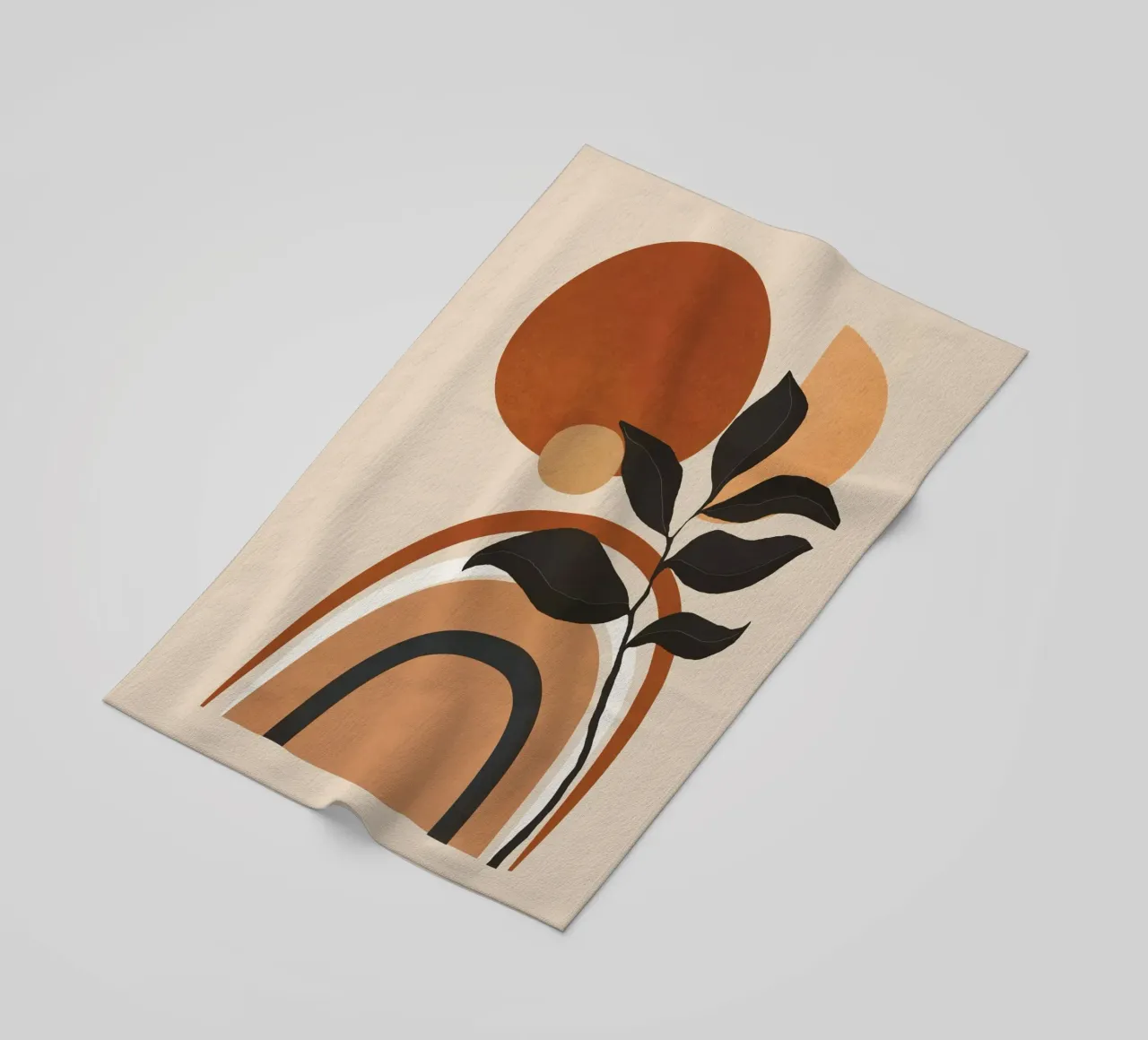 Minimal Abstract Shapes 11 Strandtuch von Flow Line