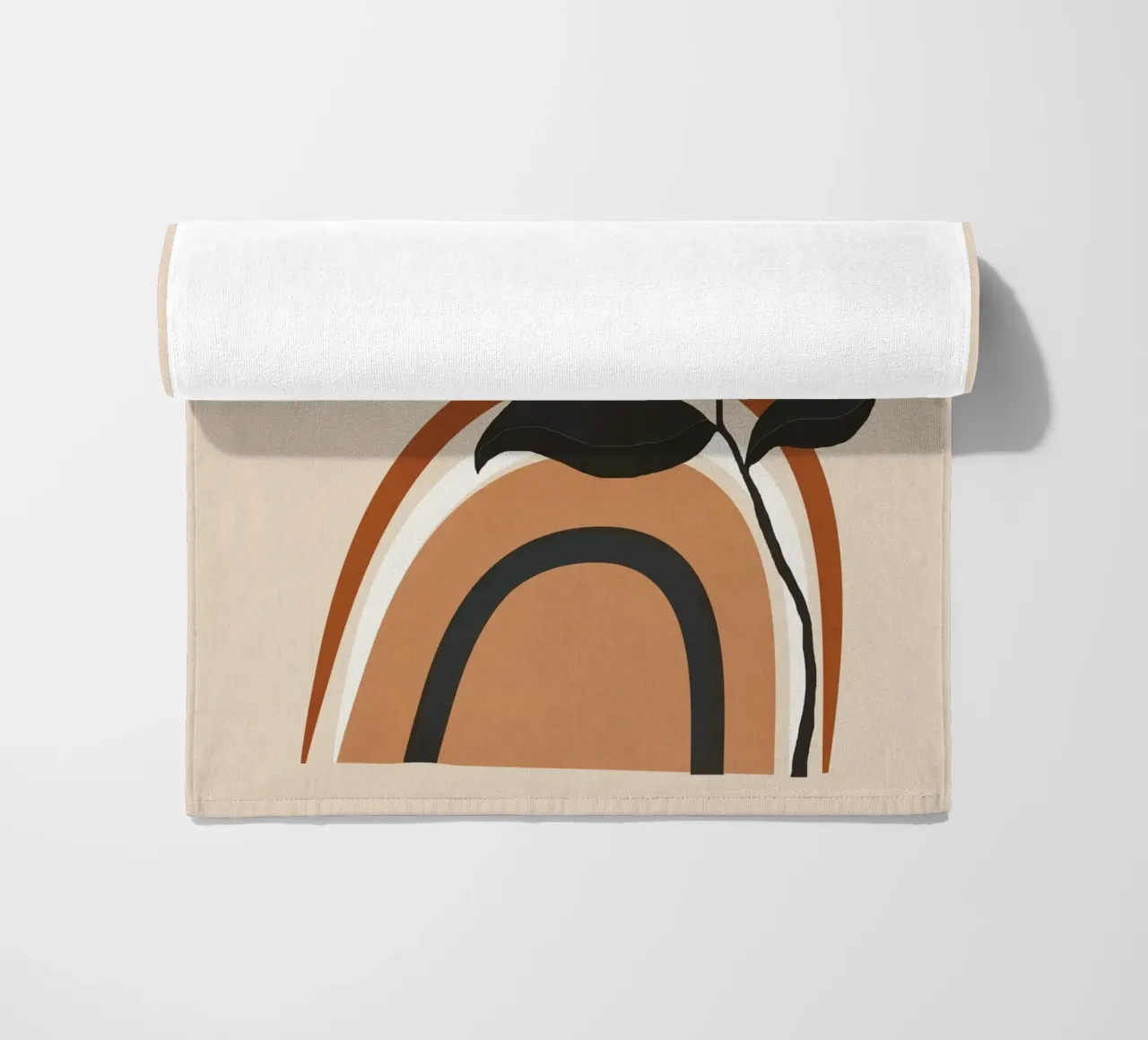 Minimal Abstract Shapes 11 Strandtuch von Flow Line