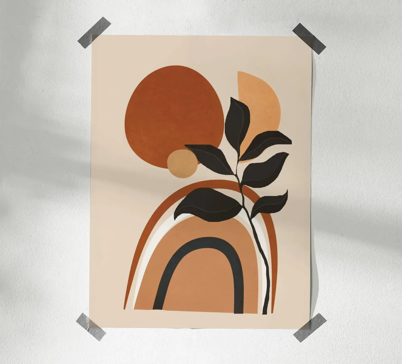 Minimal Abstract Shapes 11 poster da Flow Line