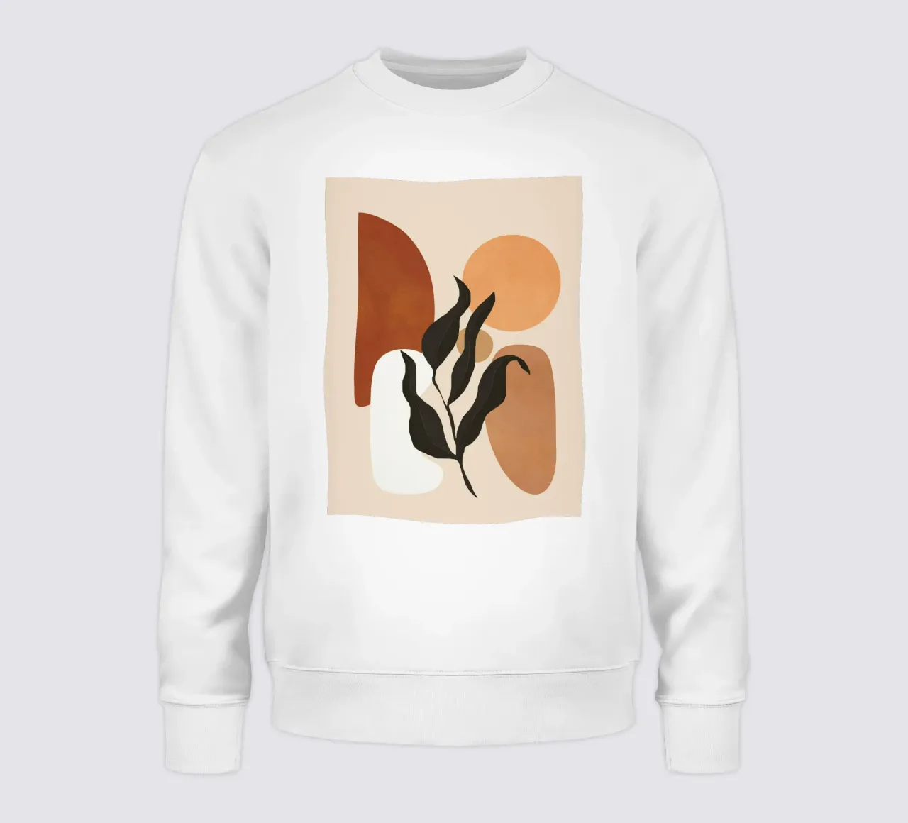 Minimal Abstract Shapes 12 Sweatshirt von Flow Line