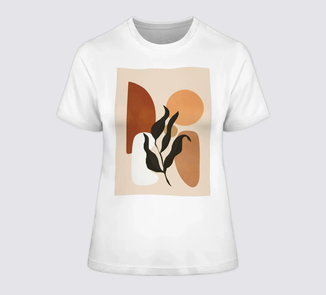 Minimal Abstract Shapes 12 dames t-shirt getailleerd van Flow Line