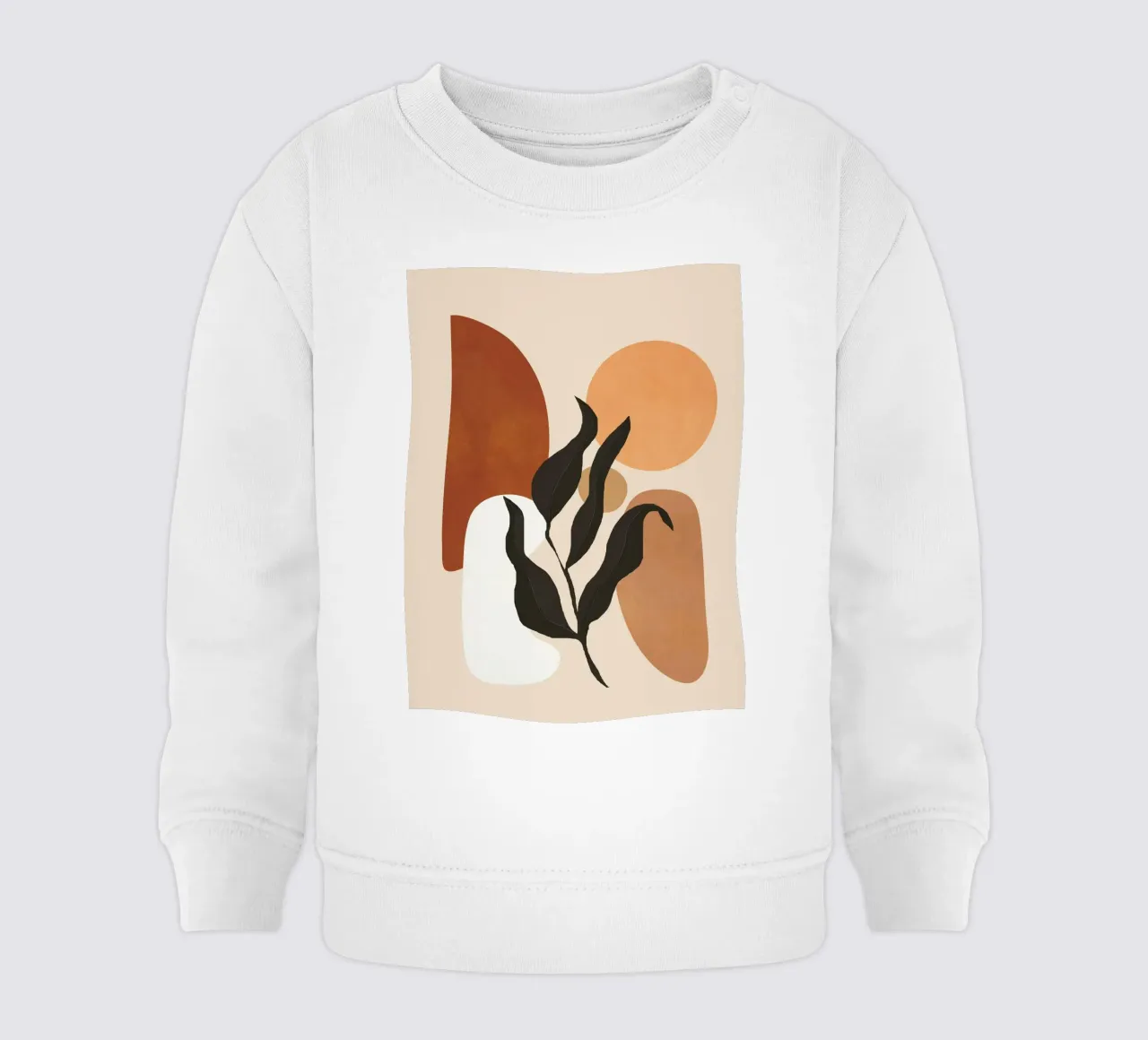 Minimal Abstract Shapes 12 felpa neonato da Flow Line