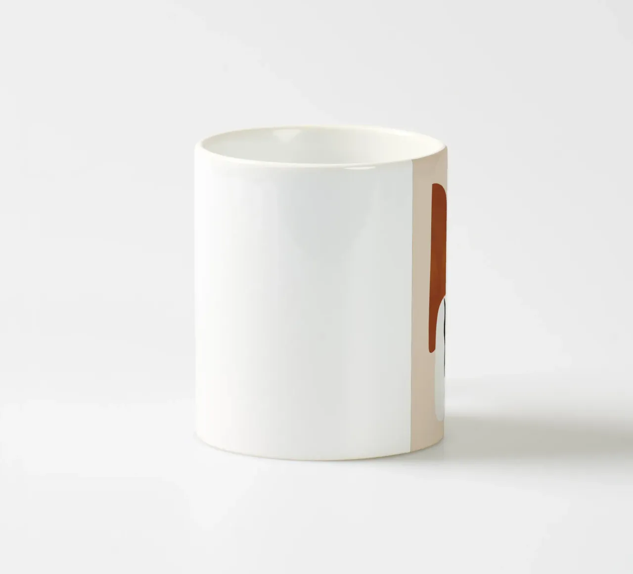 Minimal Abstract Shapes 12 tazza in ceramica da Flow Line