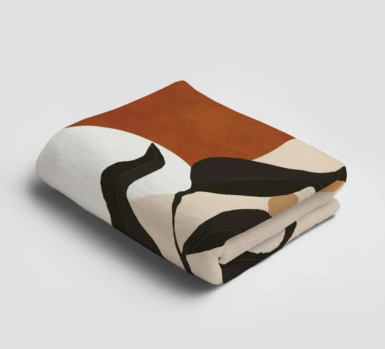 Minimal Abstract Shapes 12 badhanddoek van Flow Line