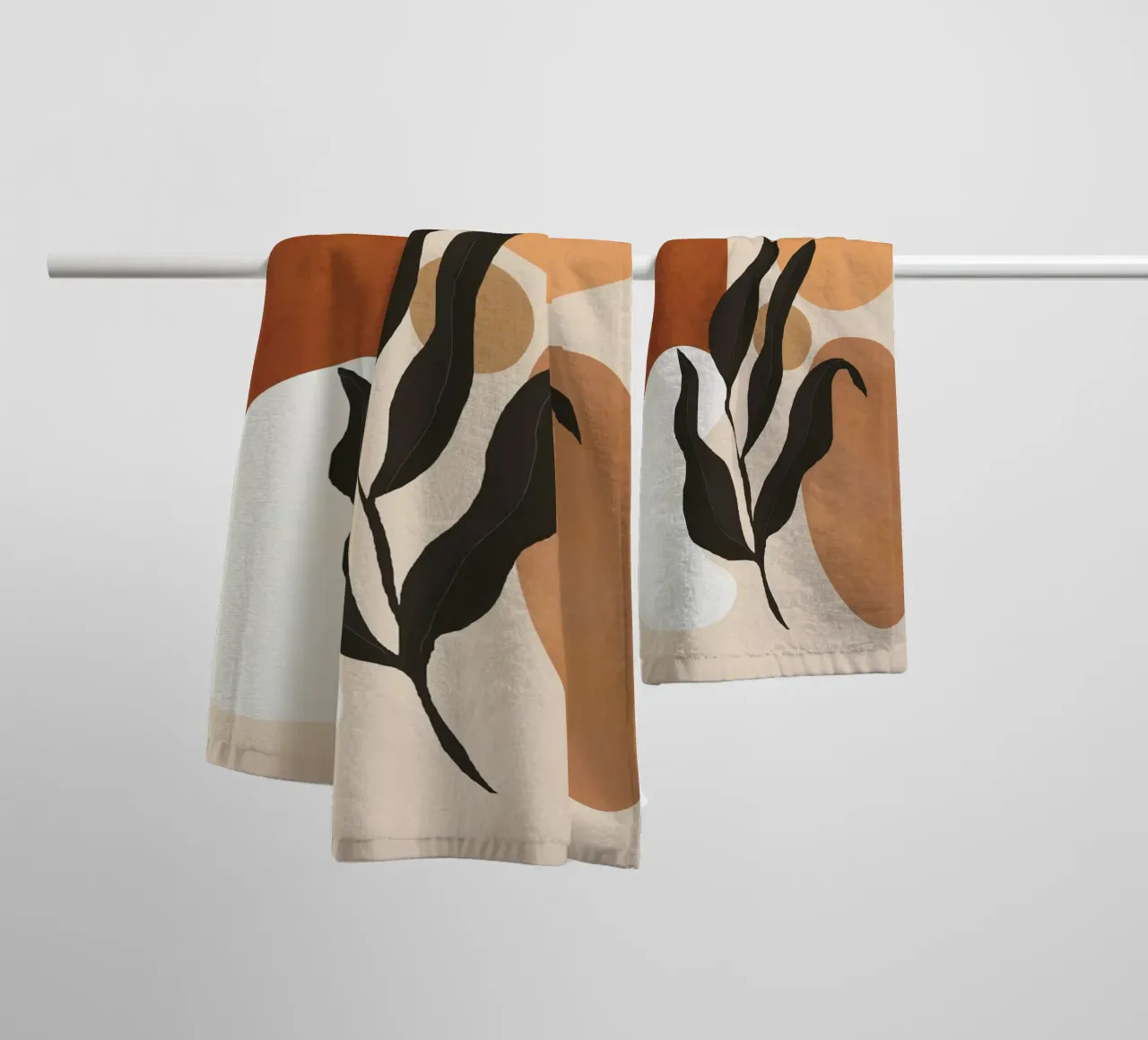 Minimal Abstract Shapes 12 badhanddoek van Flow Line