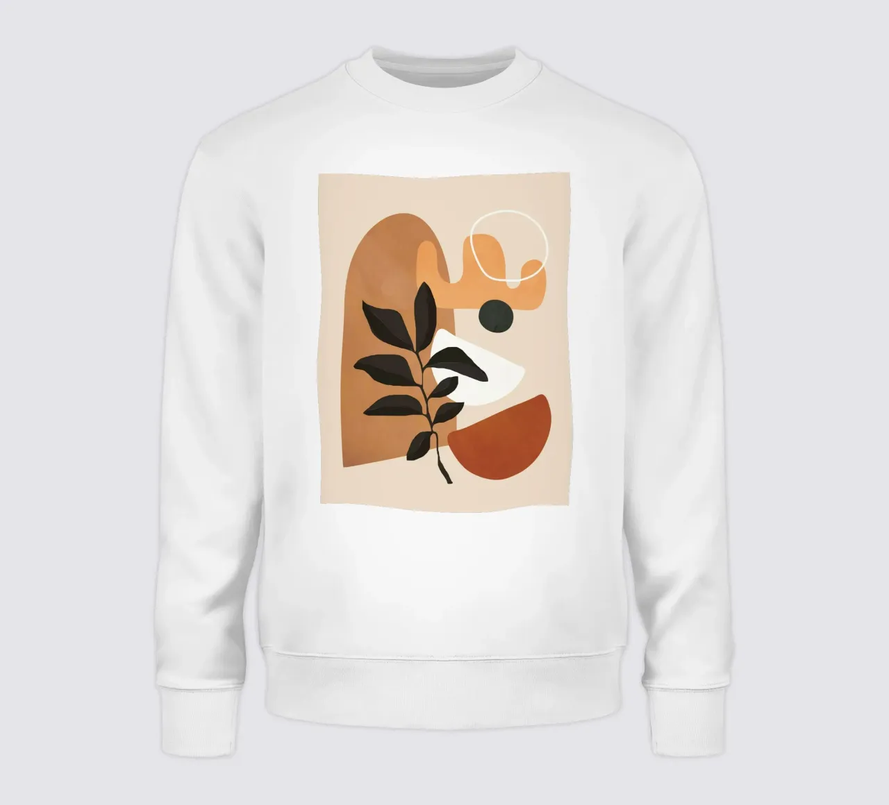 Minimal Abstract Shapes 13 Sweatshirt von Flow Line