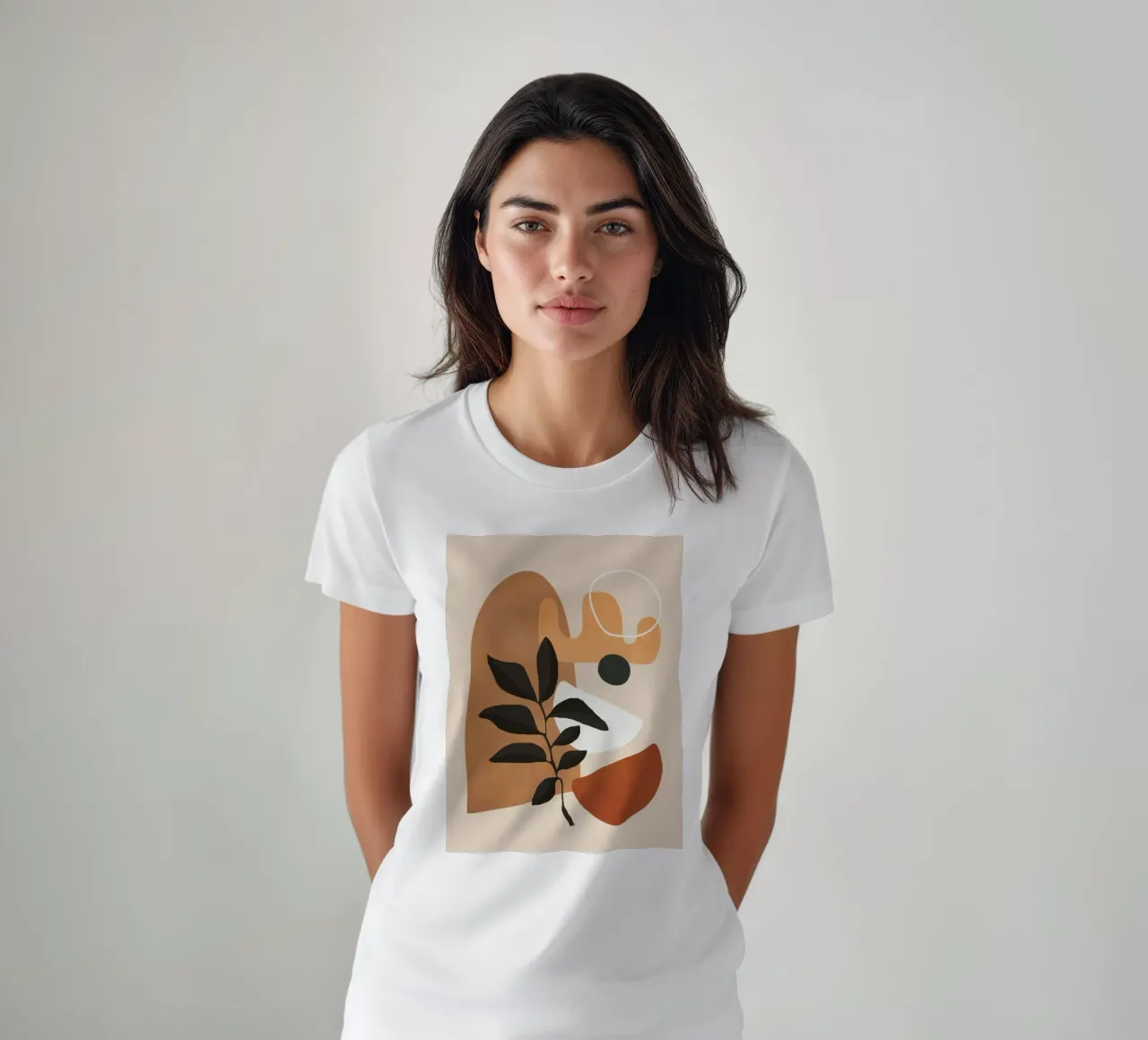 Minimal Abstract Shapes 13 T-Shirt von Flow Line