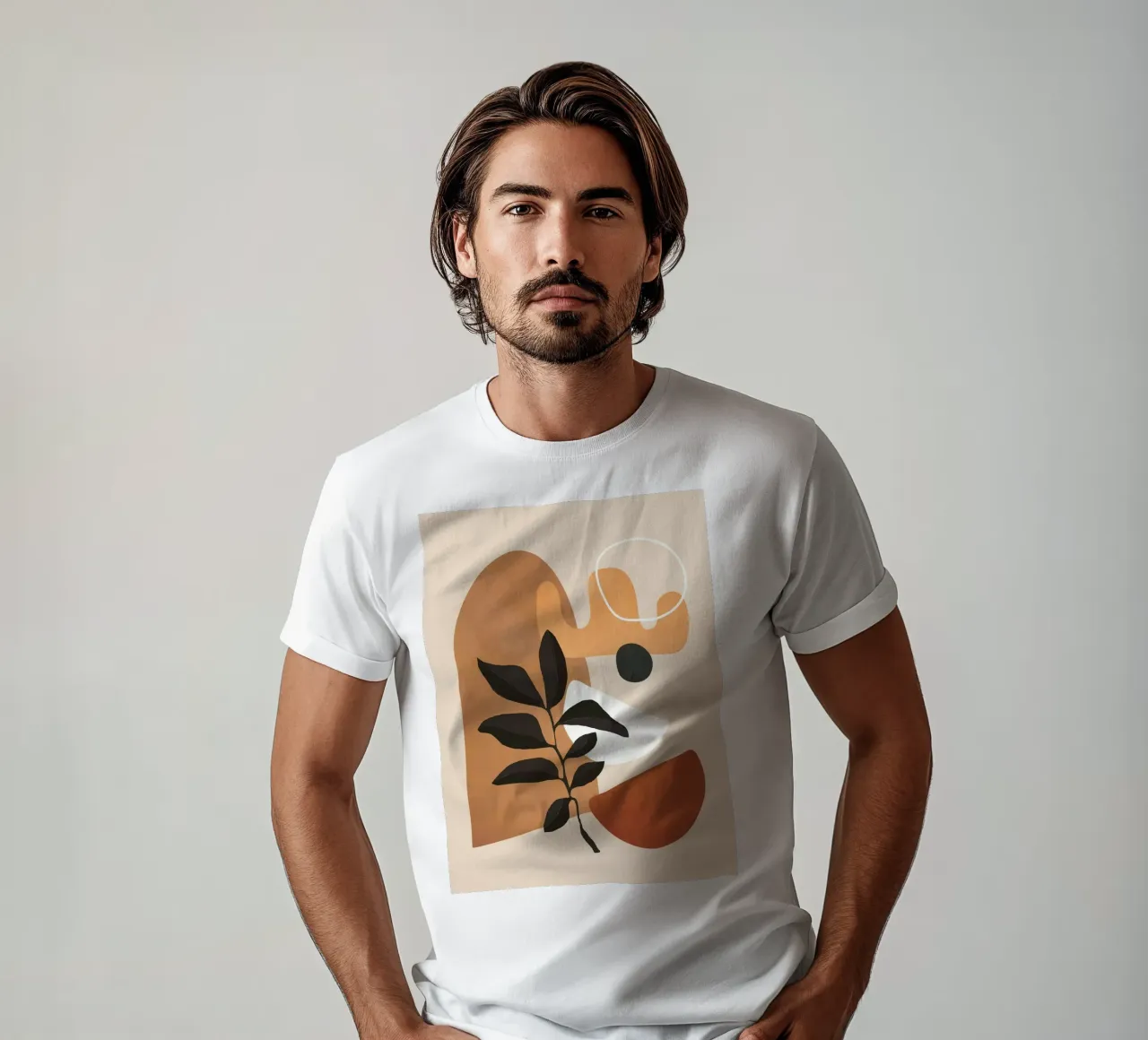 Minimal Abstract Shapes 13 t-shirt da Flow Line
