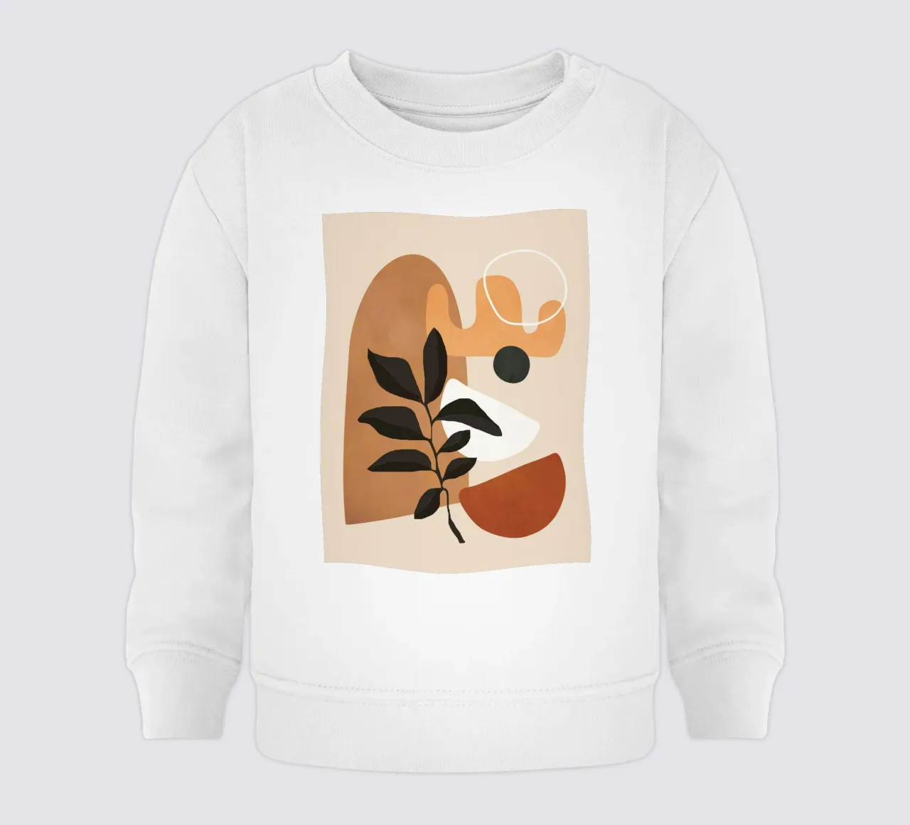 Minimal Abstract Shapes 13 felpa neonato da Flow Line