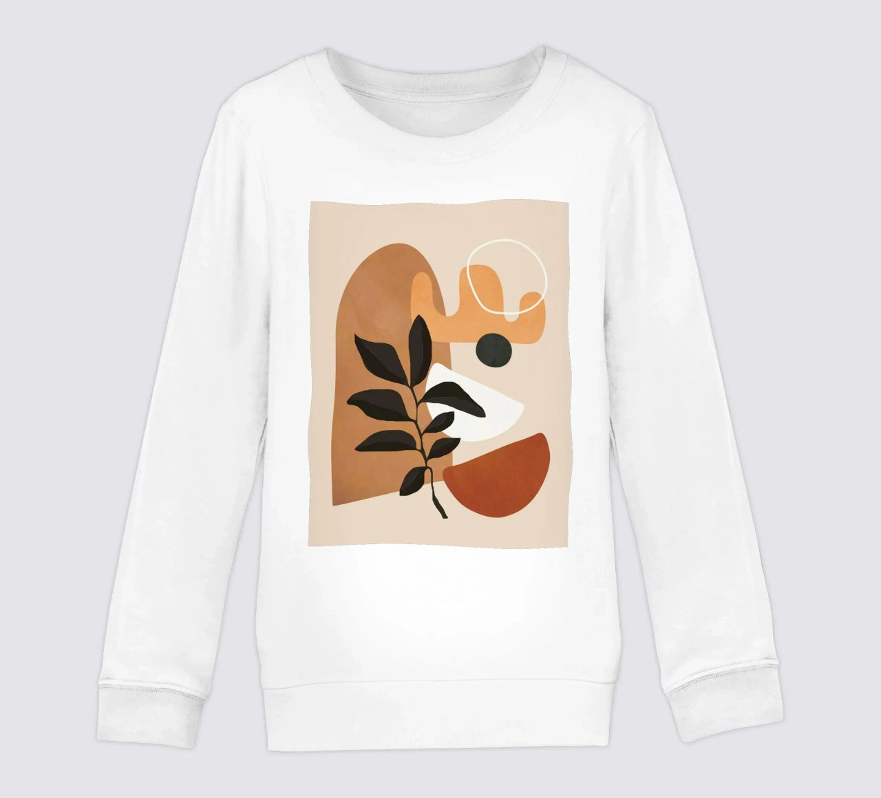 Minimal Abstract Shapes 13 felpa bambino da Flow Line