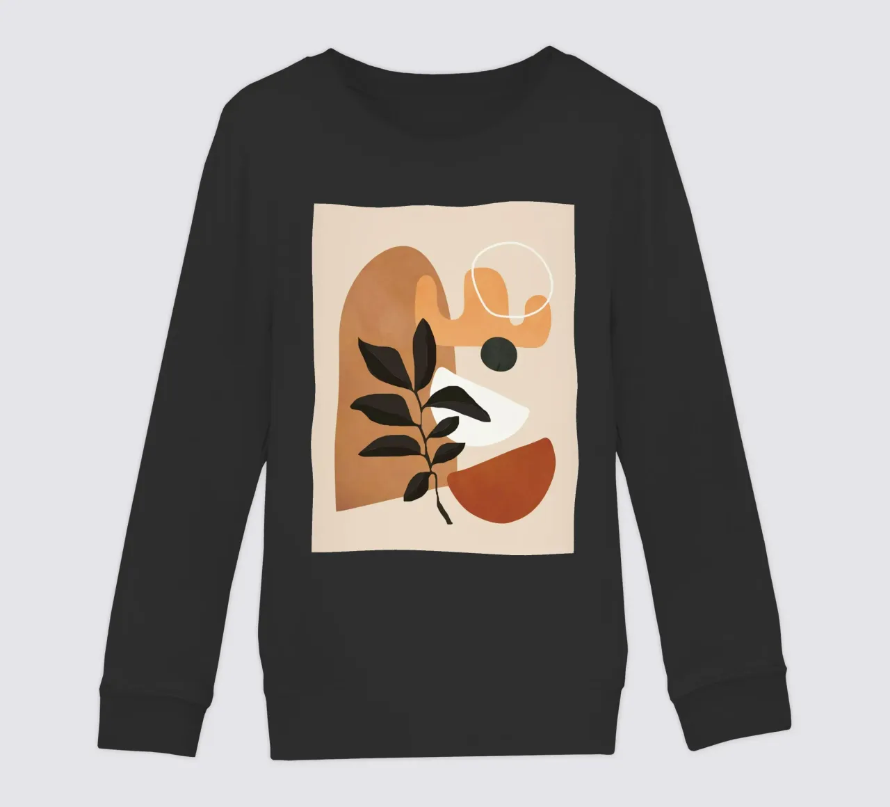 Minimal Abstract Shapes 13 felpa bambino da Flow Line