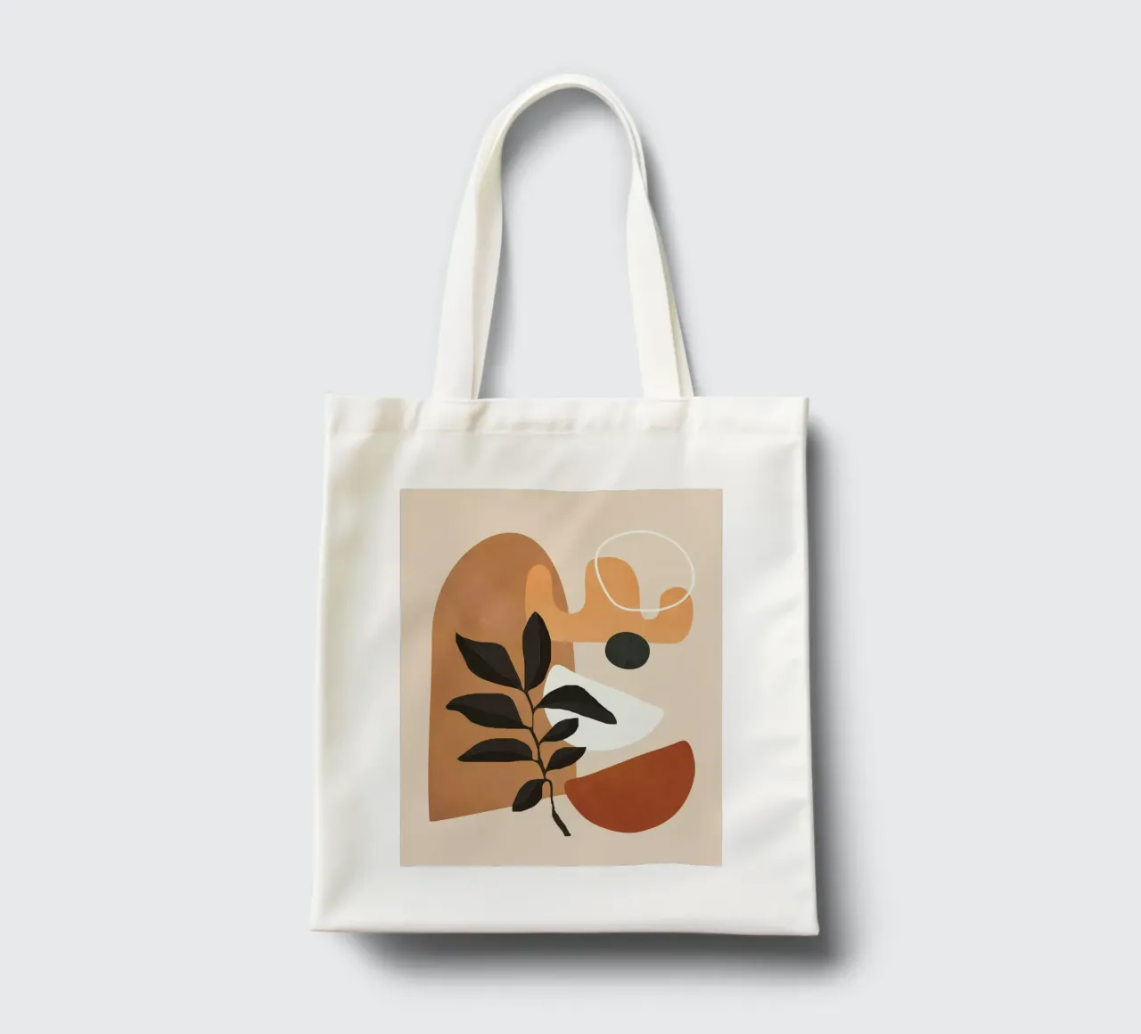 Minimal Abstract Shapes 13 borsa in juta da Flow Line
