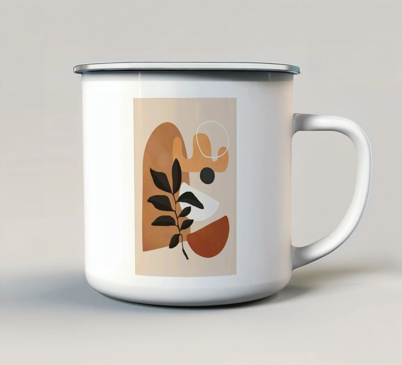 Minimal Abstract Shapes 13 tazza in smalto da Flow Line