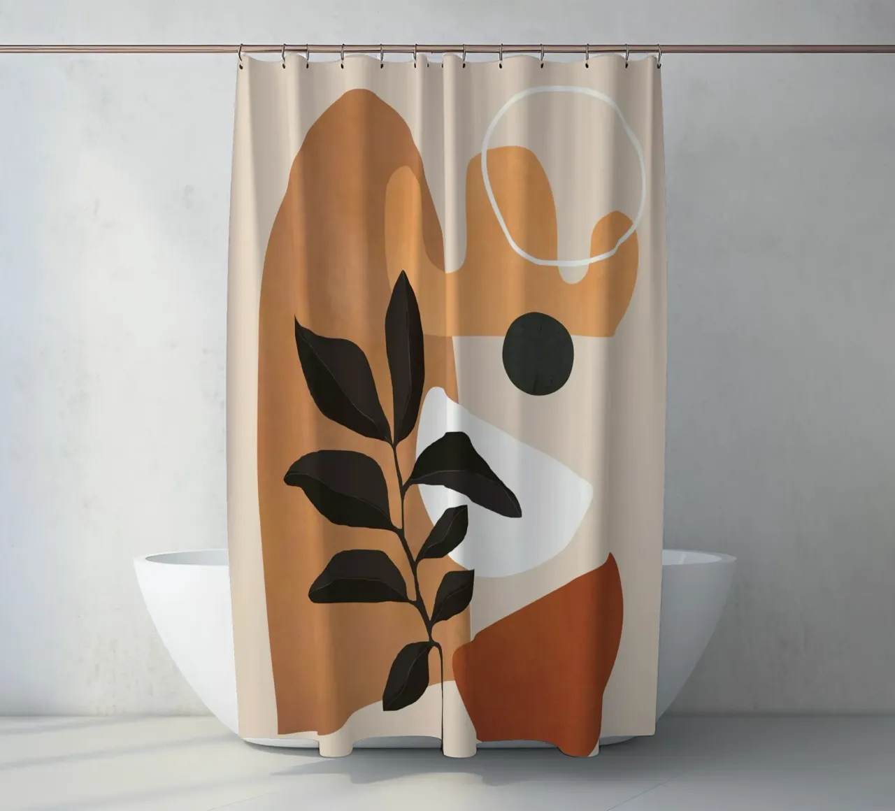 Minimal Abstract Shapes 13 tenda da doccia da Flow Line