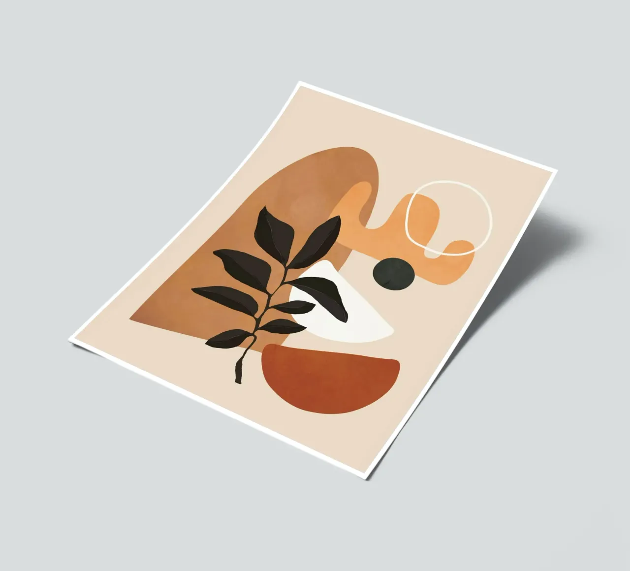 Minimal Abstract Shapes 13 foglio adesivo da Flow Line