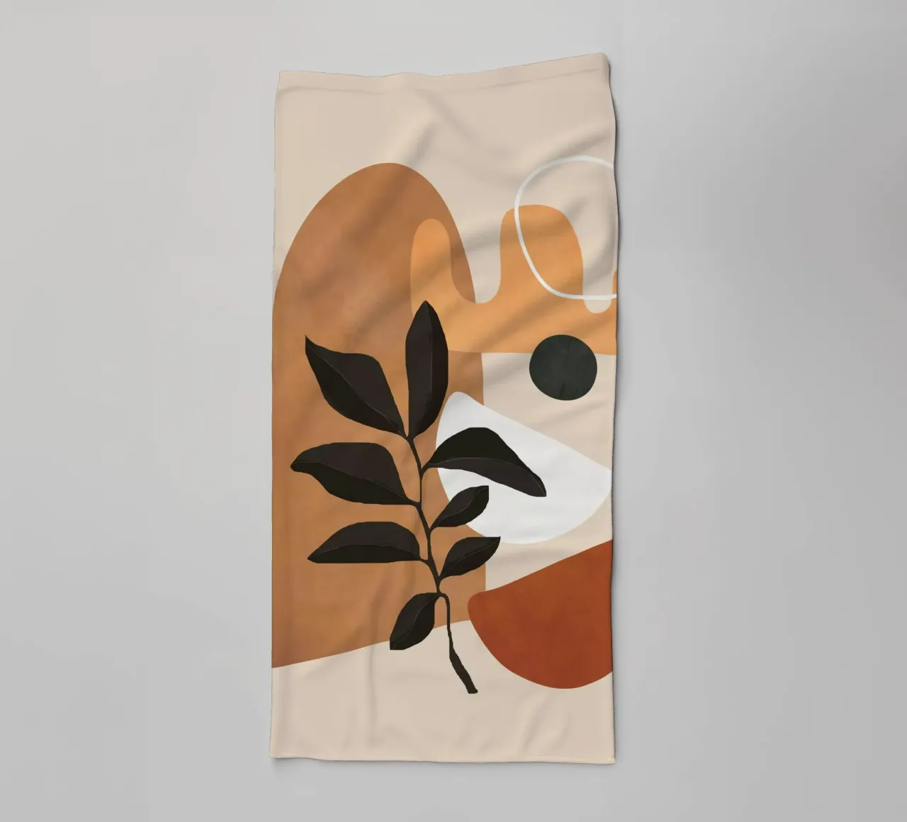 Minimal Abstract Shapes 13 asciugamano da bagno da Flow Line