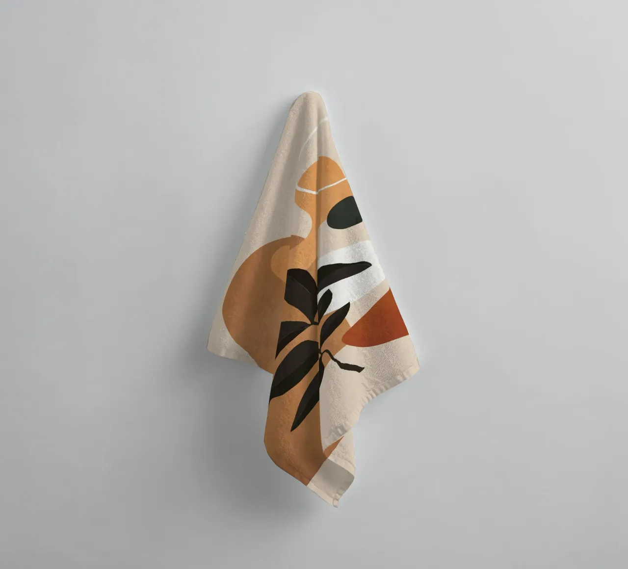Minimal Abstract Shapes 13 Handtuch von Flow Line