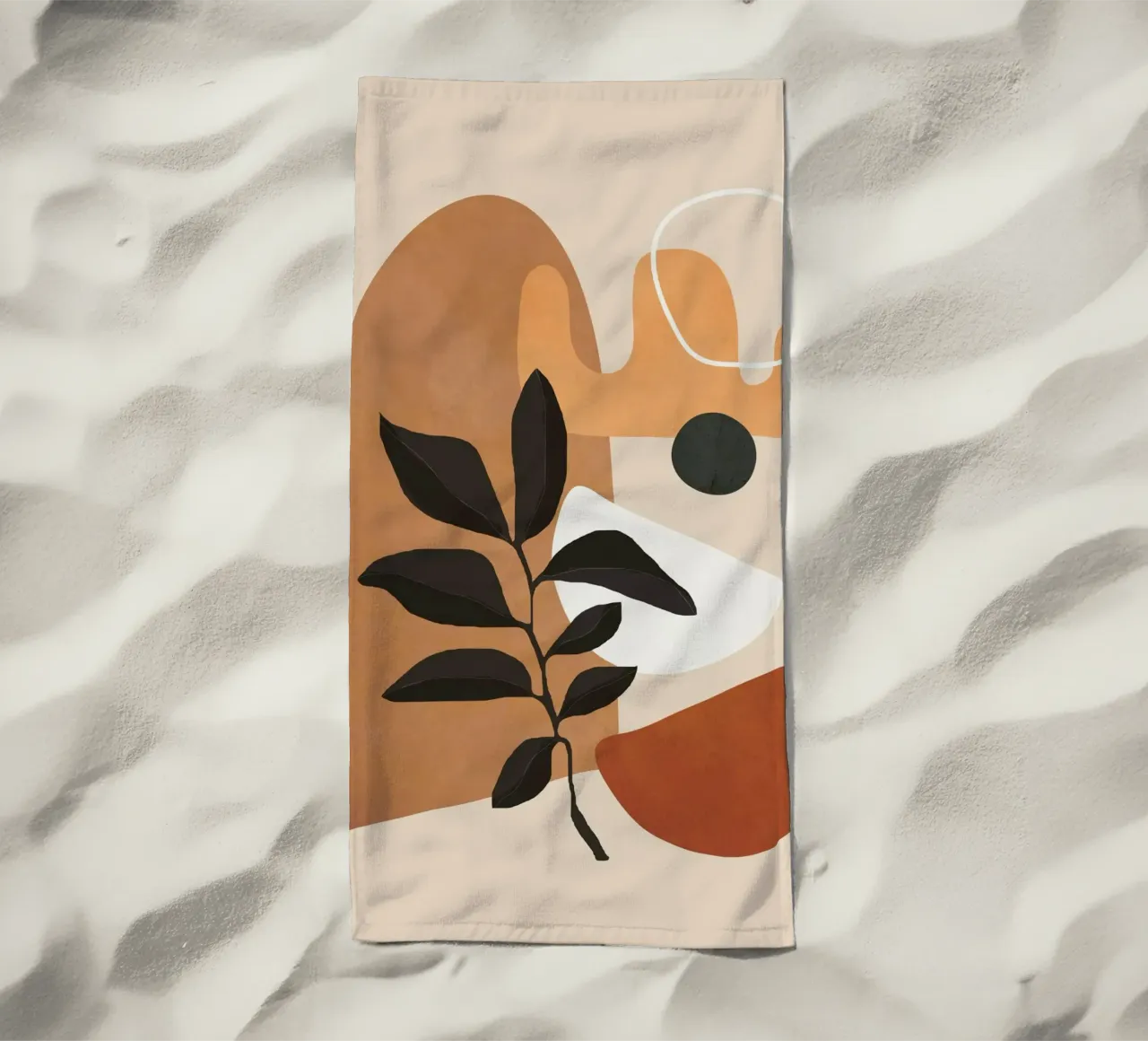 Minimal Abstract Shapes 13 Strandtuch von Flow Line